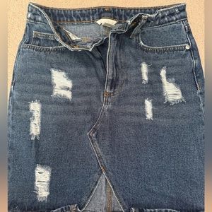 H&M denim skirt
